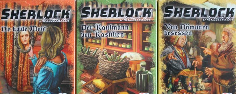 Sherlock Mittelalter Kartenspiel Serie 6 - Fälle 16-18 von Abacusspiele.
