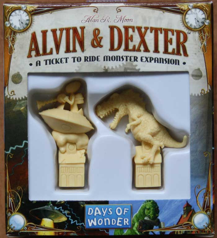 Die Alvin und Dexter Spielbox.